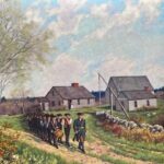 Minutemen Leaving Home of Captain Isaac Davis, April 19,1775